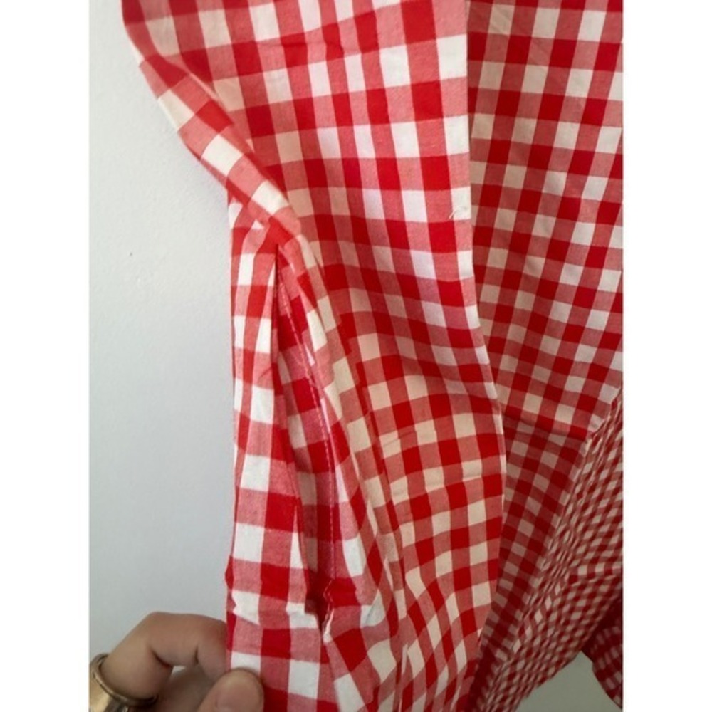 chouyatou Women's Plaid Maxi Tank Dress with Pockets Red Plaid – Size Small NWT - Picture 3 of 6